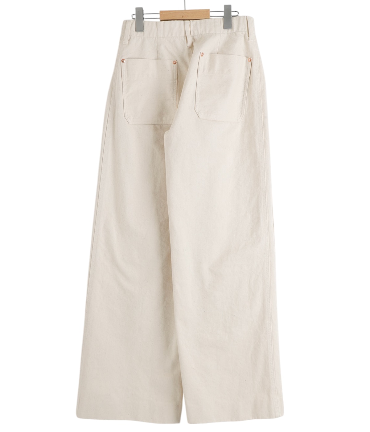 TANAKA アイボリー ワークパンツ WORK JEAN TROUSERS WHITE（デニムパンツ）｜TANAKA（タナカ）の